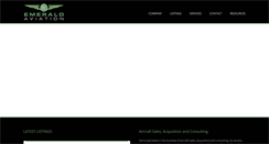 Desktop Screenshot of emeraldaviation.com